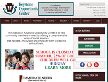 Tablet Screenshot of keystoneopportunity.org